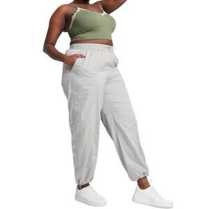 NEW Wild Fable Light Gray High-Rise Toggle Parachute Pants XXL